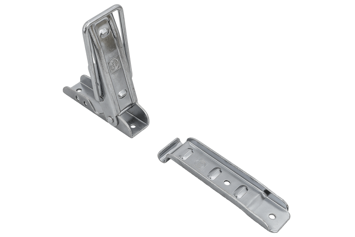 Oldalsó vonóhorog csattal WINTERHOFF BV 10-2 + ​​​​BVG 10-B komplett pótkocsi oldalsó zárral