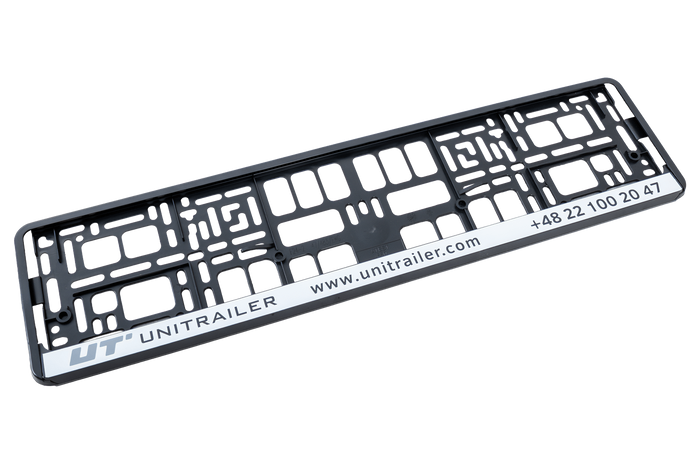 UNITRAILER rendszámtábla keret