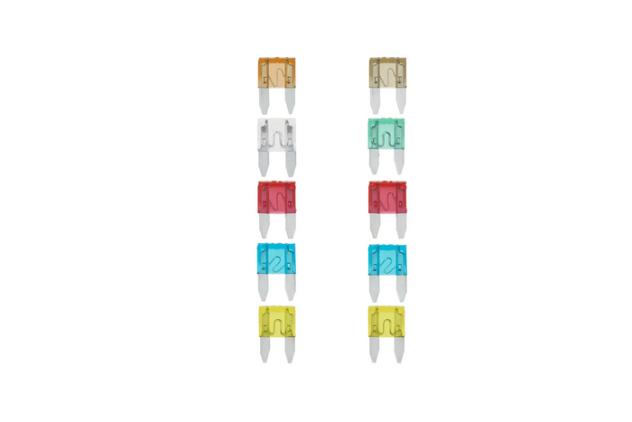 ProPlus 490371S lapos mini biztosítékok vegyes 12V/24V 10 darabos készlet.