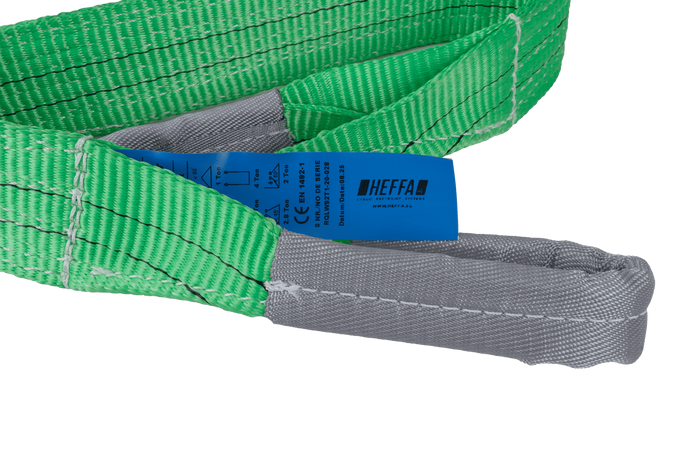 HEFFA daruheveder 1m/60mm/2t hurkokkal