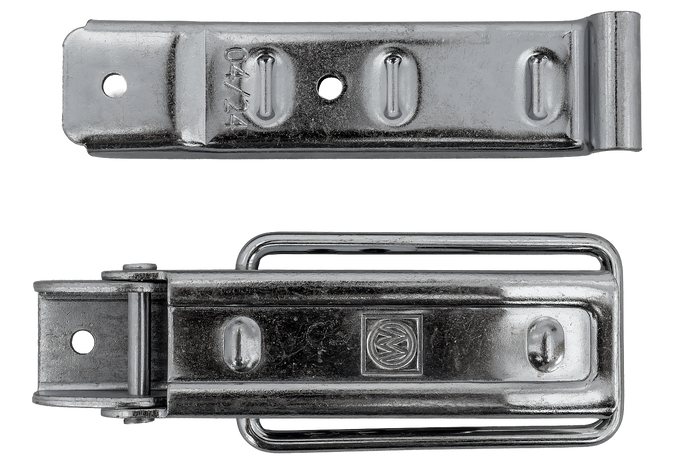 Oldalsó vonóhorog csattal WINTERHOFF BV 10-2 + ​​​​BVG 10-B komplett pótkocsi oldalsó zárral