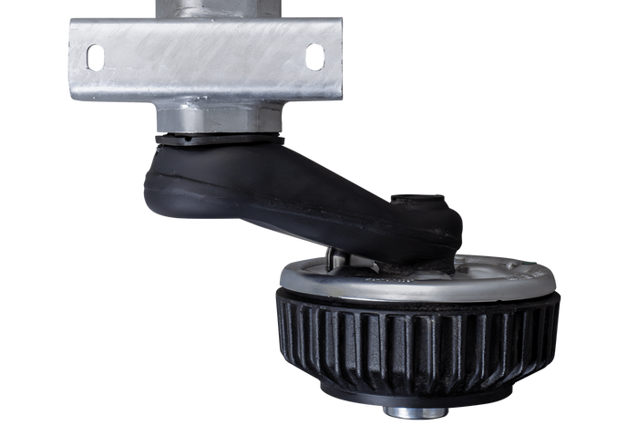 AL-KO EURO fékezett hajóutánfutó tengely 1350kg 1505mm 2040mm 5x112