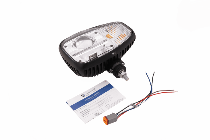 TT Technology TT.16611-L LED első lámpa 3 funkció 23xLED 2350lm bal JCB/Cat/Manitou/Volvo/Terex gépekhez