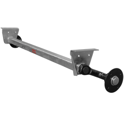 KNOTT VG7-L fékezetlen pótkocsi tengely 750kg 1360mm 1676mm 4x130