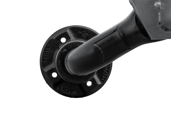 KNOTT VG7-L fékezetlen pótkocsi tengely 750kg 1125mm 1615mm 4x100