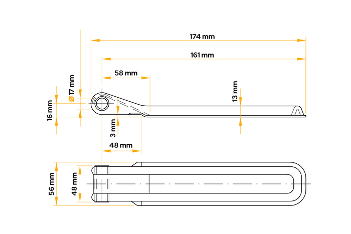 WINTERHOFF BSCH 10-17-170 pótkocsi oldali zsanér pótkocsi oldali felszereléshez