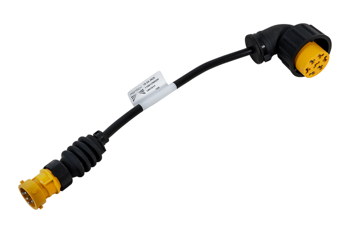 Bajonett adapter 5 tűs / derékszögű csatlakozó ASS2 7 tűs ASPÖCK balos adapter