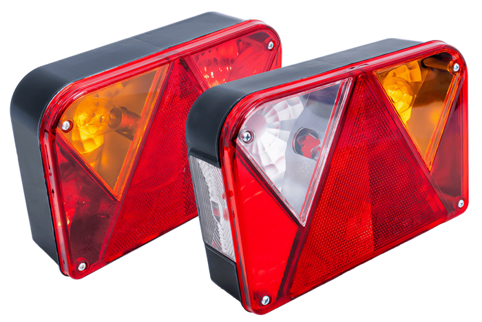 DOBPLAST DPT35 hátsó lámpák + MANTES 4m 13 tűs kábelköteg