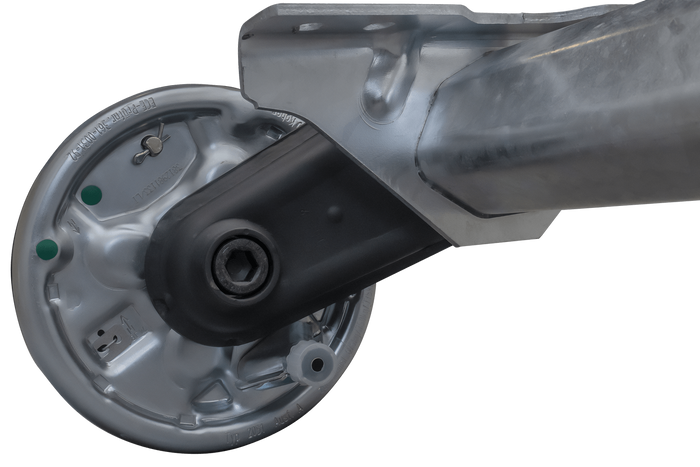 AL-KO COMPACT fékező tengely pótkocsihoz/szállítóhoz 1350kg 1400mm 1850mm 5x112