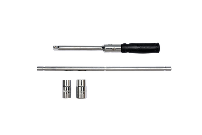 Összecsukható kerékkulcs tokban YATO YT-08035 dugókulcsok 17-23mm