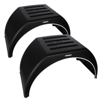 Két darabos iker sárvédő készlet 14-16"-os DOMAR DK3115 utánfutóhoz, lapos kerékívek 915/450 mm