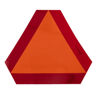HERMON fényvisszaverő matrica, lassan mozgó elakadásjelző háromszög, 300x120mm