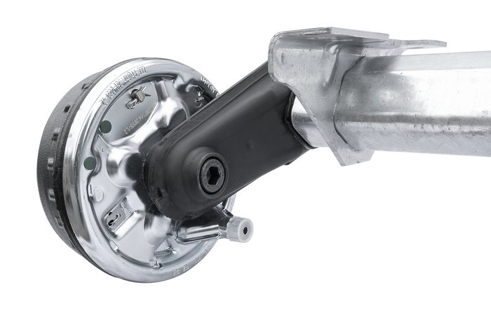 AL-KO COMPACT fékezős hajóutánfutó tengely 1350kg 1150mm 1670mm 5x112