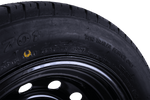 OUTLET Koło do przyczepki OPONA LINGLONG 155/70 R13 75N FELGA UNITRAILER czarna 4Jx13" 4x100 ET:30