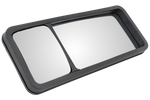 PLASTEX LP0390P oldalsó tükör mezőgazdasági gépekhez 390x157mm