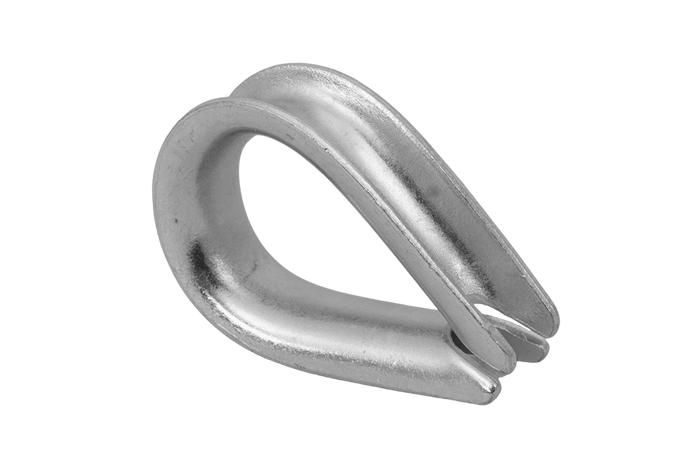 DROMET KU10 kötélhüvely, acél kagyló, 10mm