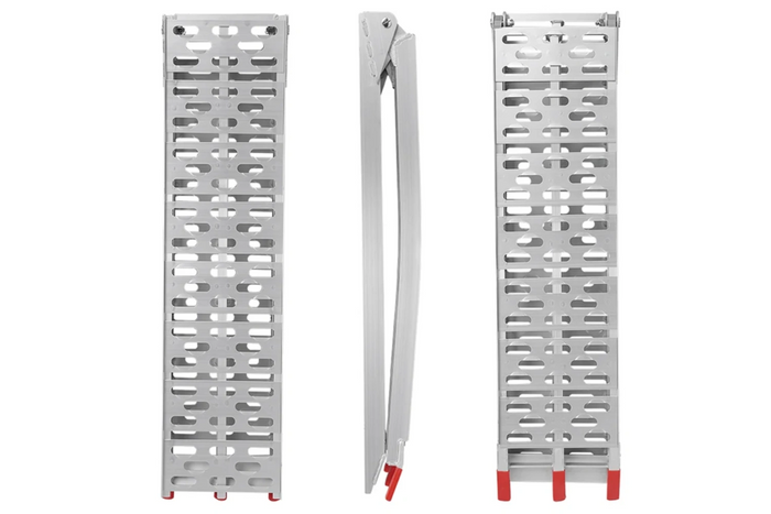 ProPlus 390096 összecsukható rámpa alumínium rámpák pótkocsikhoz 220 cm 680 kg 2 db-os készlet
