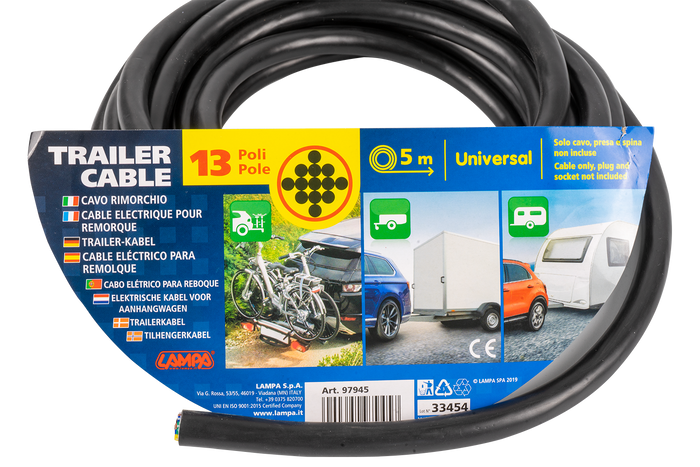 LAMP elektromos kábel 13x0,75 tizenhárom eres - 5m