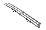 UNITRAILER ALR002 összecsukható rámpa alumínium pótkocsihoz 221cm 340kg hevederrel