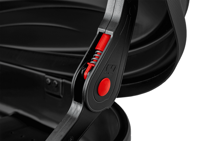 Inter Pack Stella 370 tetőbox, matt fekete