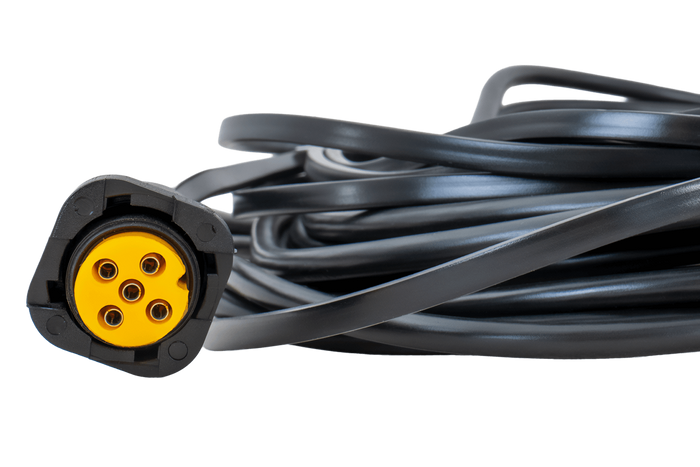 MANTES elektromos szerelés, utánfutó kábelköteg, 4,5 m, 13 tűs csatlakozó, 2x5 tűs bajonettzár