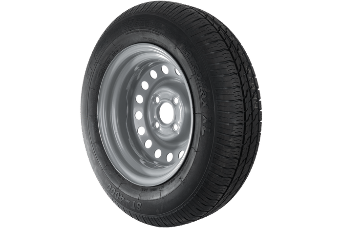 Két kerék szett utánfutóhoz KENDA GUMIABRONCS 155/80 R13 84N KENDA FELNI 4Jx13"H2 4x100 ET:30