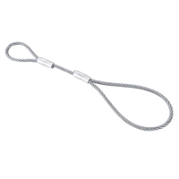 EFMETAL biztonsági kábel fékezetlen utánfutókhoz 250 mm 250 kg