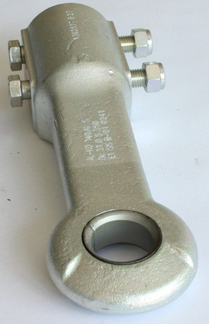 Öntöttvas szem AL-KO 2.8VB 351VB ráfutószerkezetekhez, csúszka átmérője 60mm