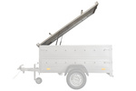 UNITRAILER GARDEN TRAILER 150 KIPP pótkocsiponyva zárbetéttel / kulcsos zárral