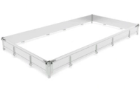 OUTLET BIS alumínium H-300 oldalfalak CARPLATFORM 6021 és UNIPLAT 600/3 pótkocsikhoz