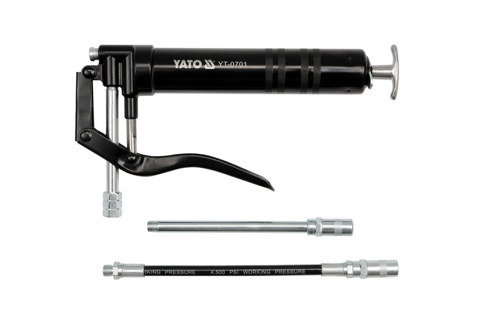 Kézi zsírzóprés patronokhoz és zsákokhoz YATO YT-0701 kétfejű 120ml