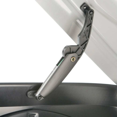 Inter Pack Traxer 8.6 tetőbox, fekete metálfényezéssel