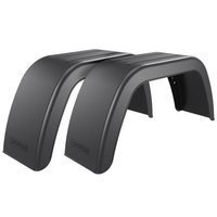 Két darabos sárvédő készlet 13-14"-os utánfutóhoz DOMAR D20112 lapos kerékívekkel 660/190 mm