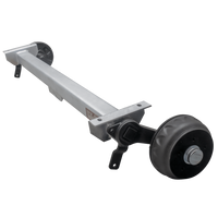 KNOTT VGB13 fékezett tengely pótkocsihoz/szállítóhoz 1350kg 1400mm 1800mm 5x112