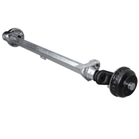 AL-KO COMPACT fékező tengely pótkocsihoz/szállítóhoz 1000kg 1200mm 1780mm 4x100