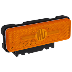 WAŚ W254 2033 LED-es helyzetjelző lámpa, narancssárga, univerzális, tartóval