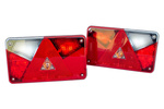 ASPÖCK Multipoint V LED hátsó lámpák 7 funkcióval, bal+jobb