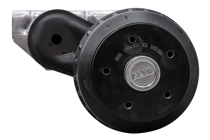 AL-KO COMPACT fékező tengely pótkocsihoz/szállítóhoz 1350kg 1700mm 2150mm 5x112