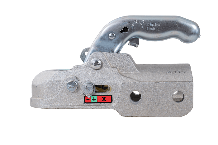 KNOTT K35-C gömbfejű vonóhorog 3500 kg-os pótkocsihoz, 60 mm-es öntöttvas csővonórúddal 