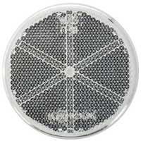 Kerek, öntapadós reflektor, fehér, WAŚ 61 mm-es reflektor