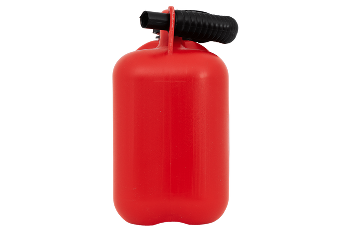 5 literes HERMON műanyag kanna tölcsérrel, piros