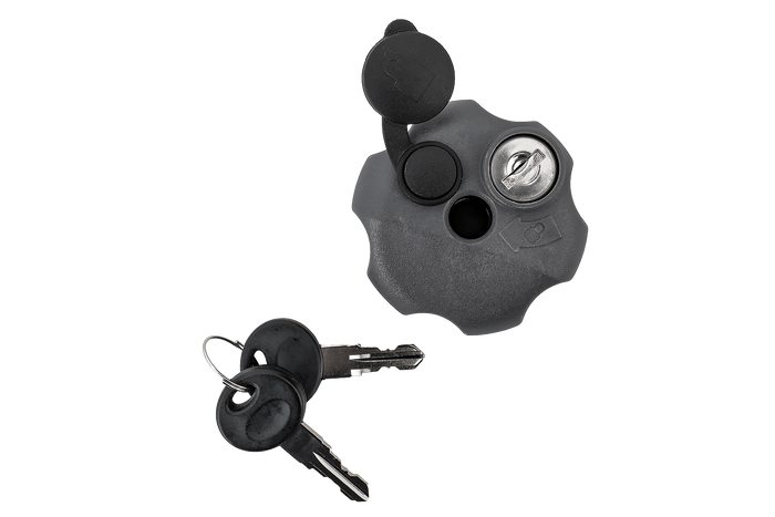 M10 biztonsági gomb zárral és kulccsal K010