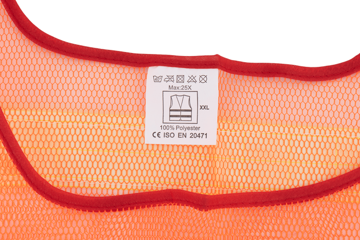 HERMON XXL narancssárga fényvisszaverő mellény oldalsó tépőzárral