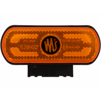 WAŚ W240 1598 LED-es helyzetjelző lámpa, narancssárga, univerzális, tartóval