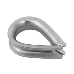 DROMET KU10 kötélhüvely, acél kagyló, 10mm