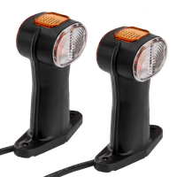 Két darabos ASPÖCK SUPERPOINT II univerzális helyzetjelző lámpa gumikaron