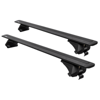 Inter Pack Virgo IR 120 (G2) tetőcsomagtartó integrált sínekkel (fekete)