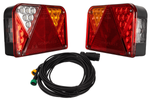 DOBPLAST DPT35 LED hátsó lámpák + MANTES 7m 7 tűs kábelköteg