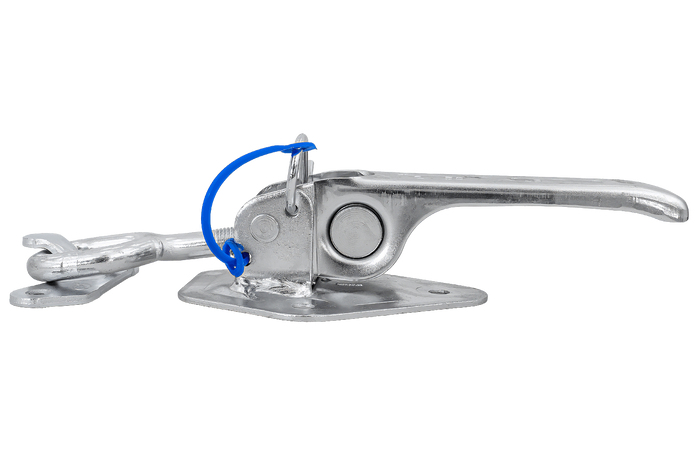 Oldalsó vonóhorog STEELPRESS ZB-15A+Z-15 rögzítővel, a pótkocsi oldalának teljes excentrikus lezárása