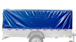 Váztakaró h-800 UNITRAILER ponyva pótkocsihoz 264x125cm GARDEN 264 KIPP